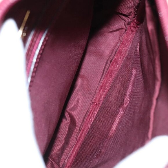 BURBERRY Nova Check Shoulder Bag Canvas Beige Red Auth 112999 - Picture 13 of 16